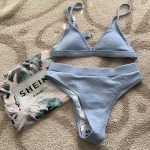 SHEIN ribbed bikini